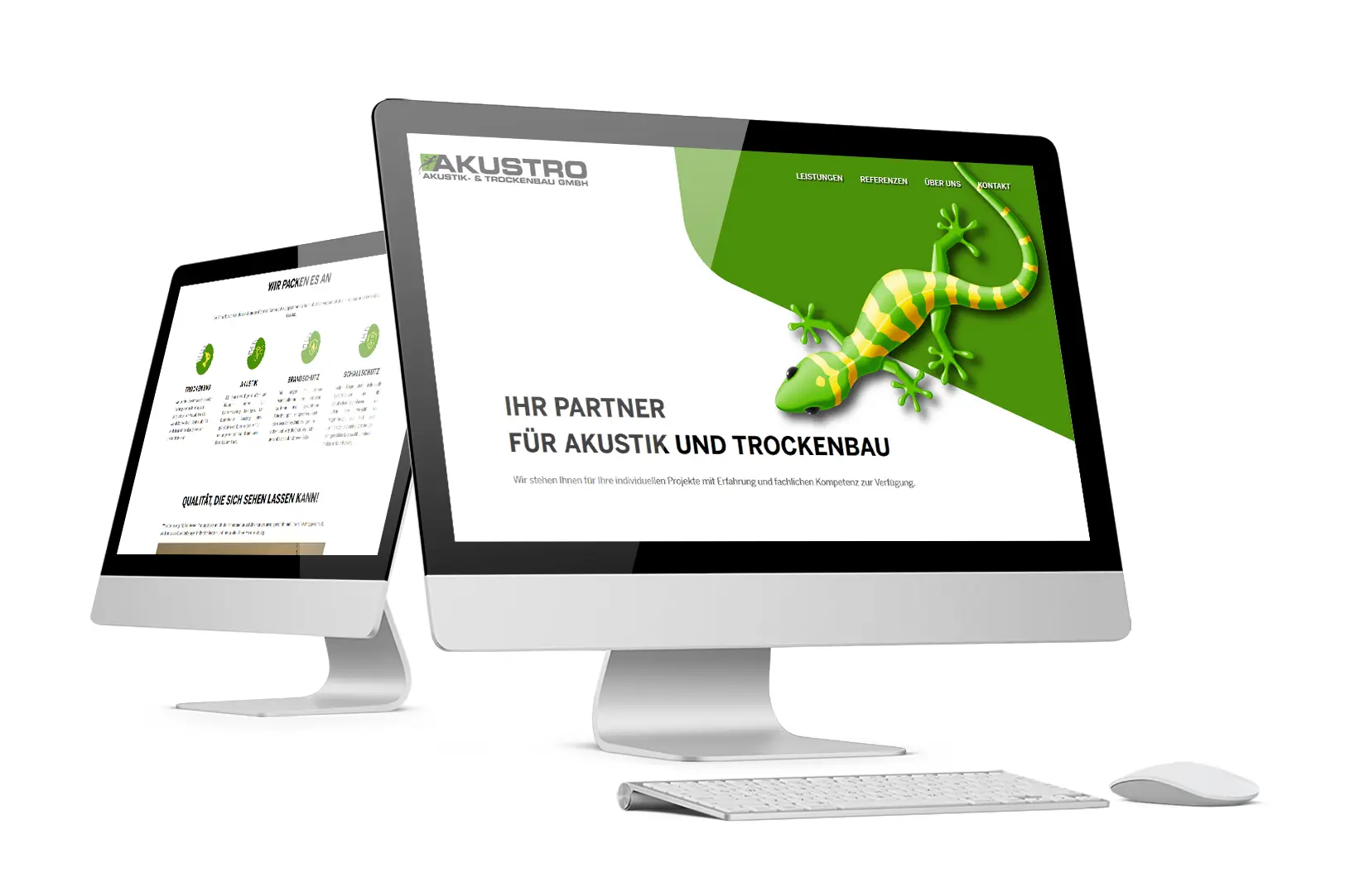 Akustro Akustik- & Trockenbau GmbH - Website